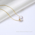 18K Real gold pearls necklace bracelet pearl jewelry